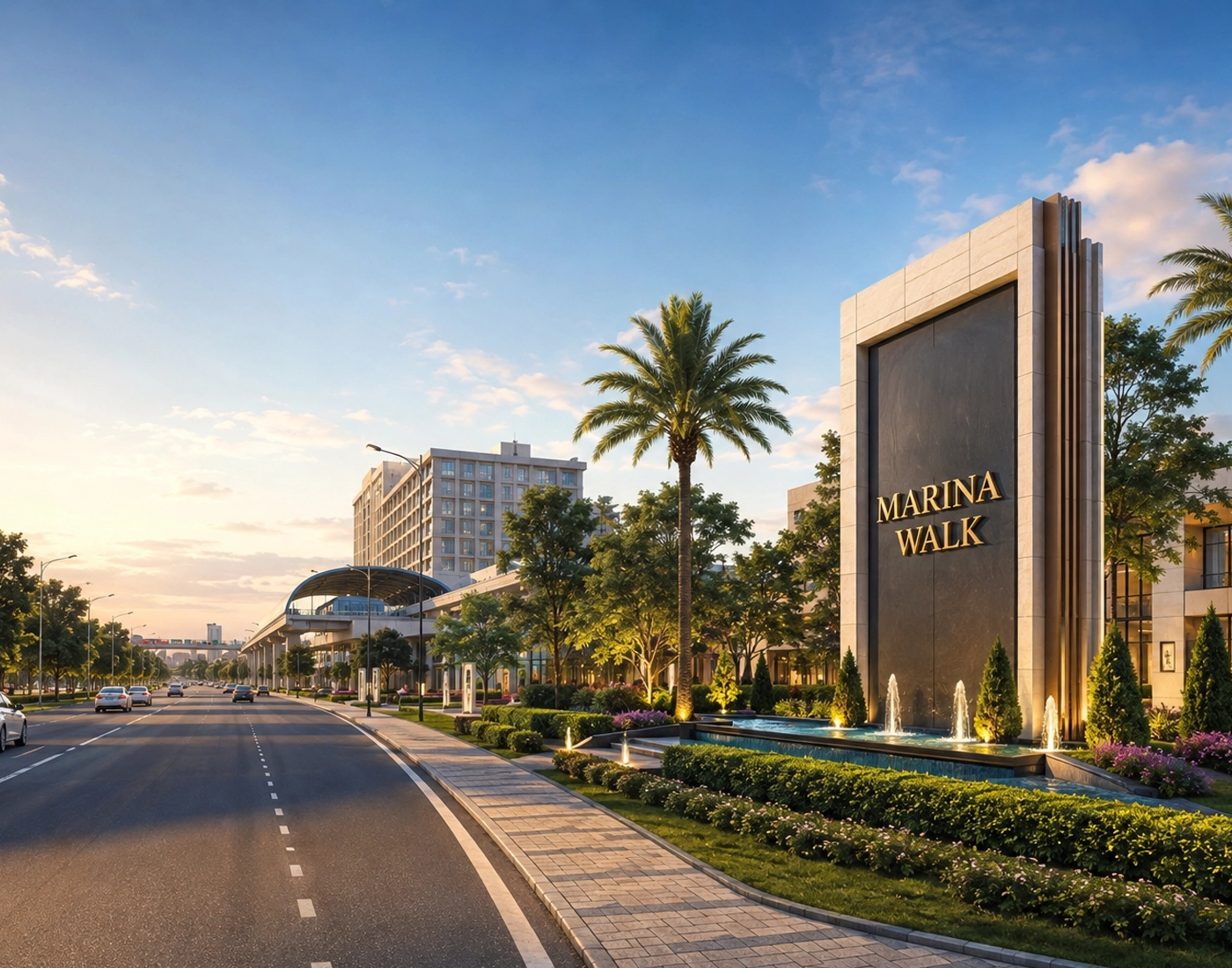 Marina Walk Project Layout Map